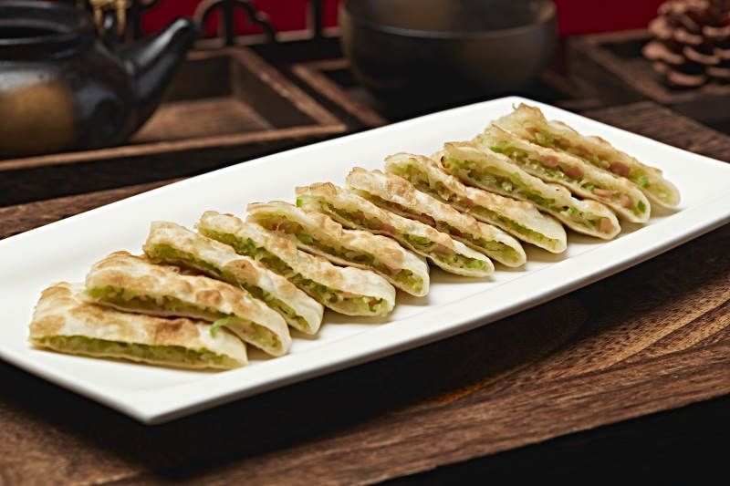 西葫芦香葱馅烙饼