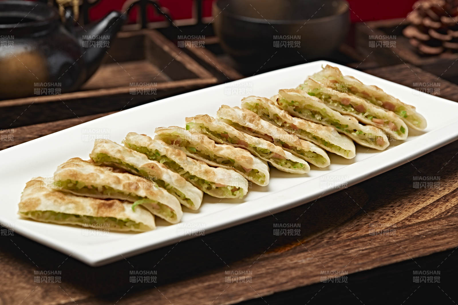 西葫芦香葱馅烙饼