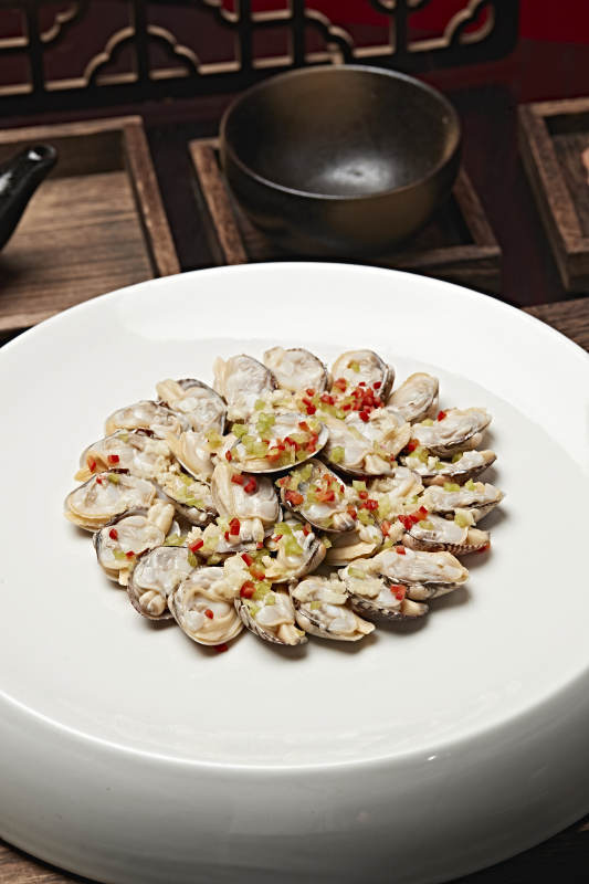 辣椒蒜蓉蒸花蛤