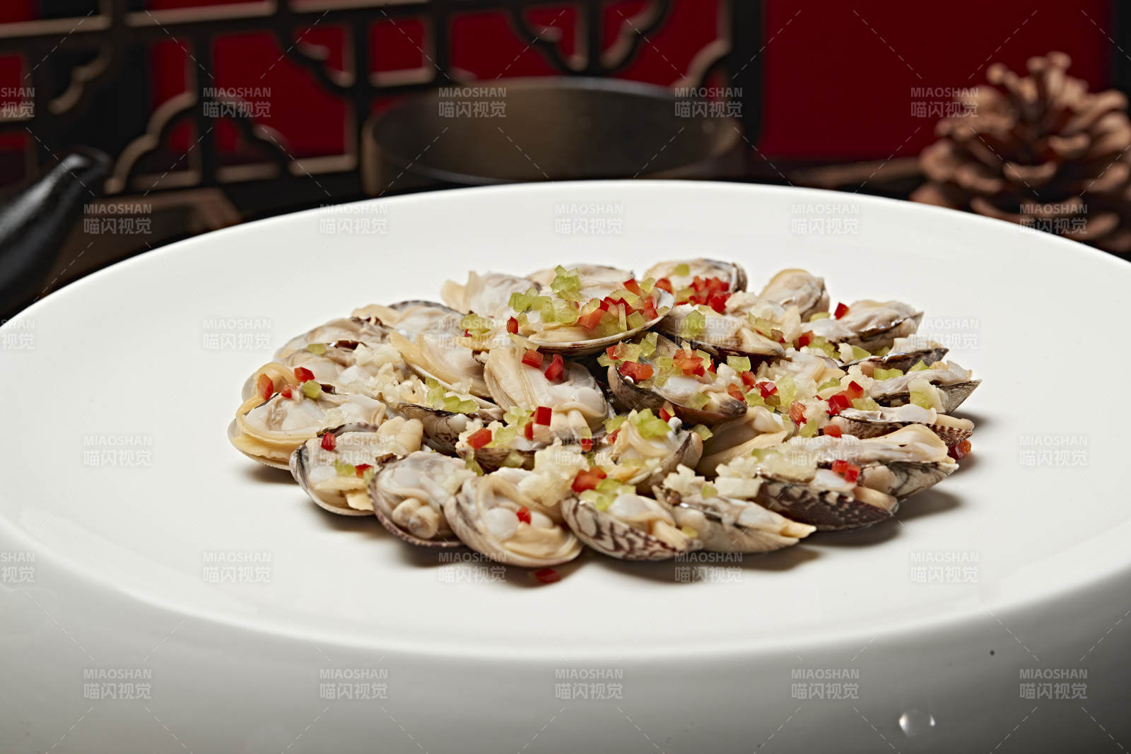 辣椒蒜蓉蒸花蛤