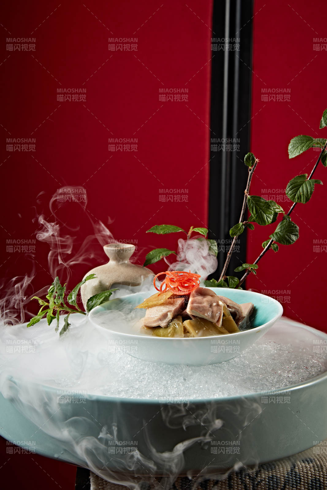 腌酸雪菜配猪肚片