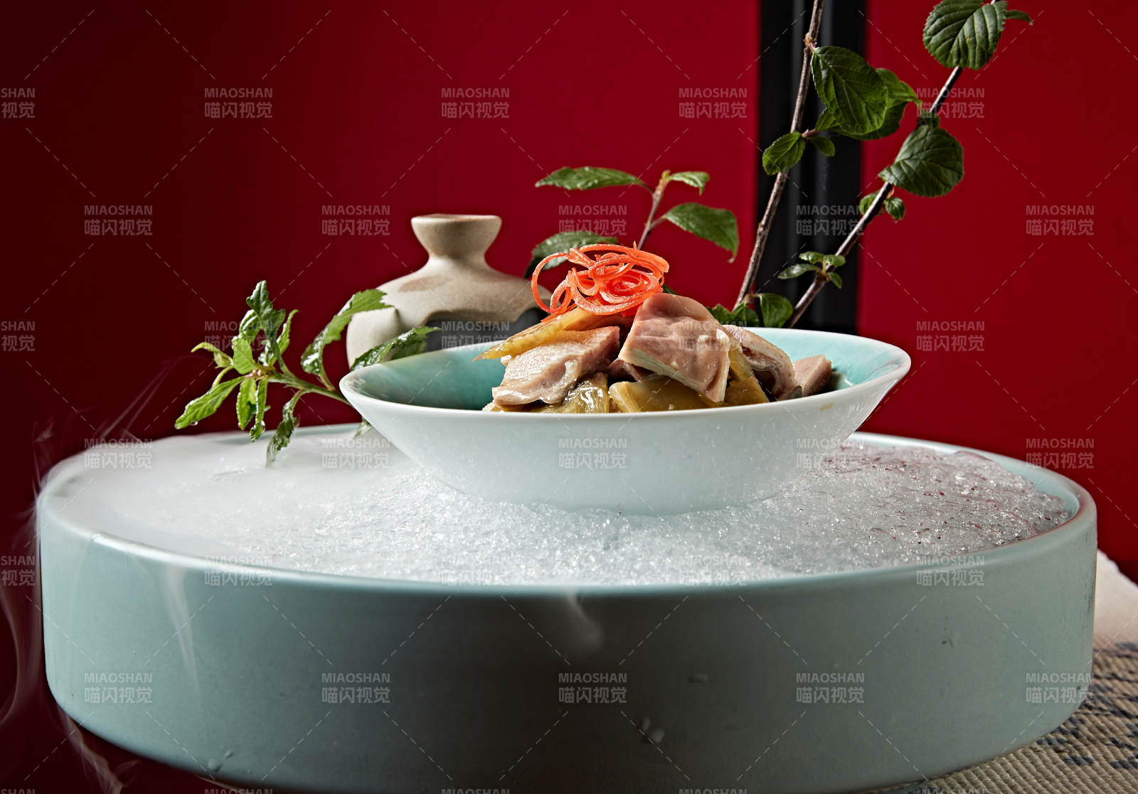 腌酸雪菜配猪肚片