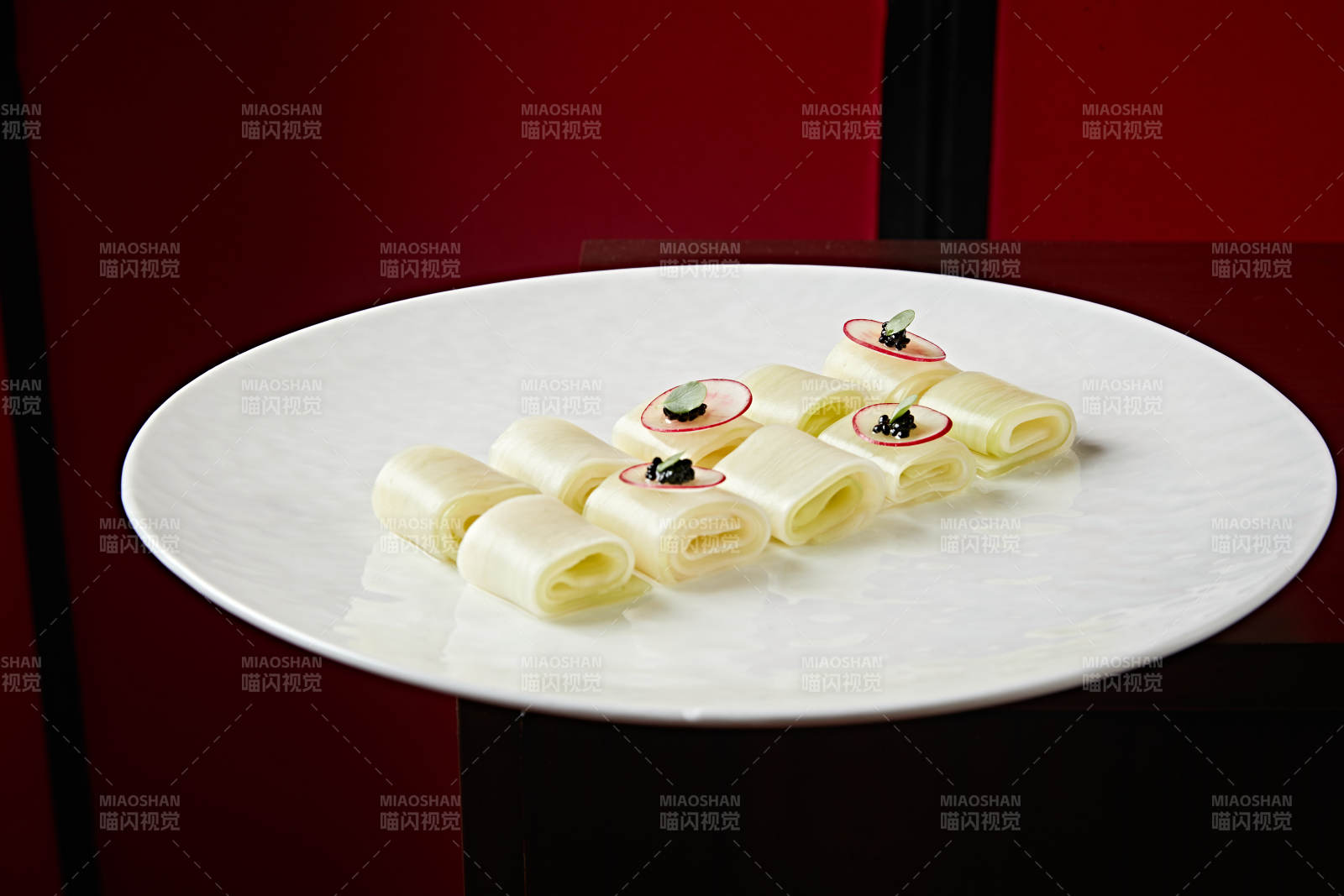 酸筍卷配黑松露