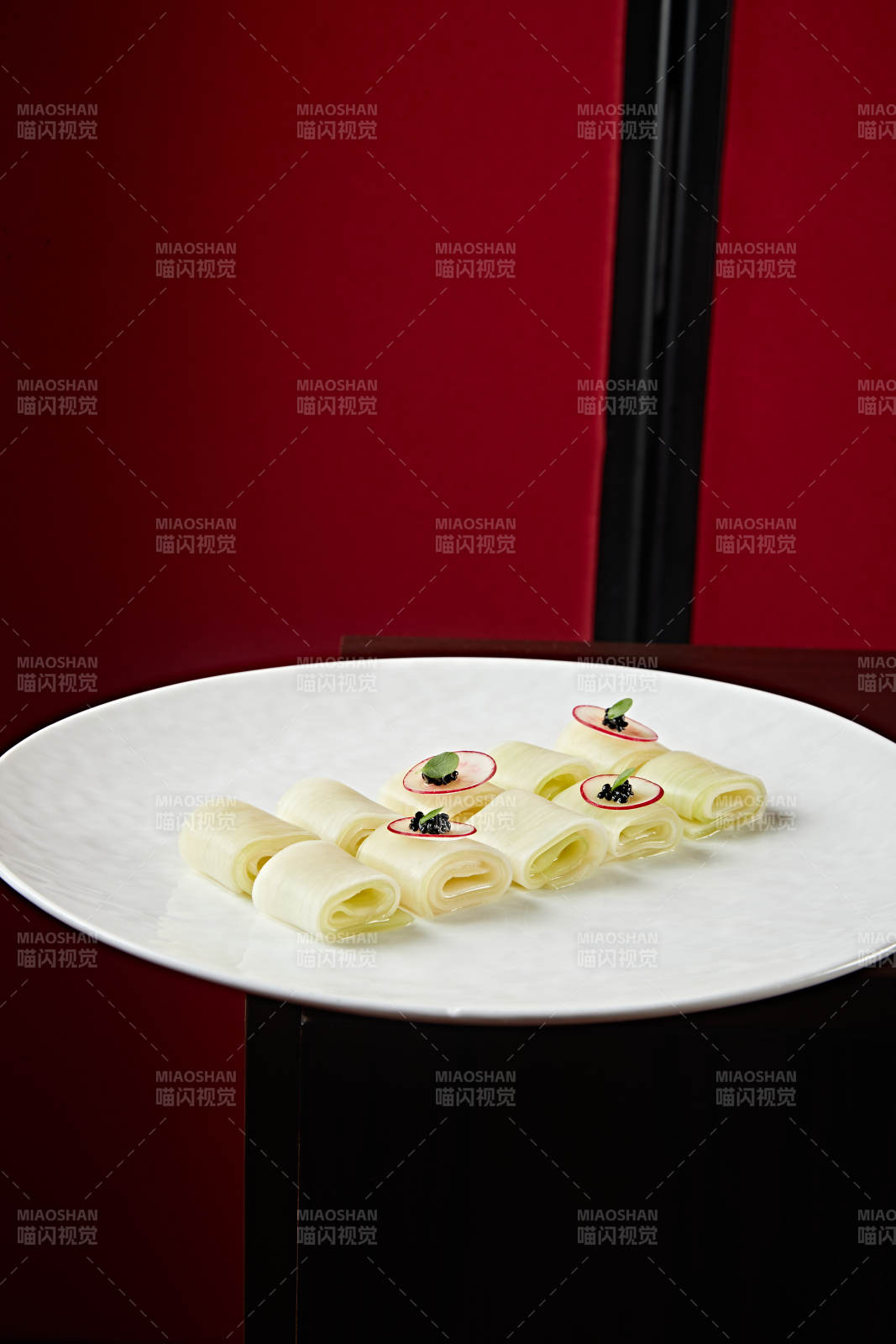 酸筍卷配黑松露