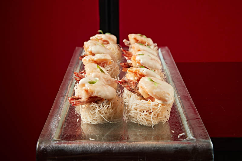 金丝起司大虾球