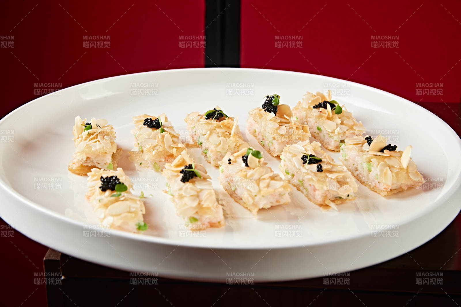 虾肉杏仁饼配黑松露