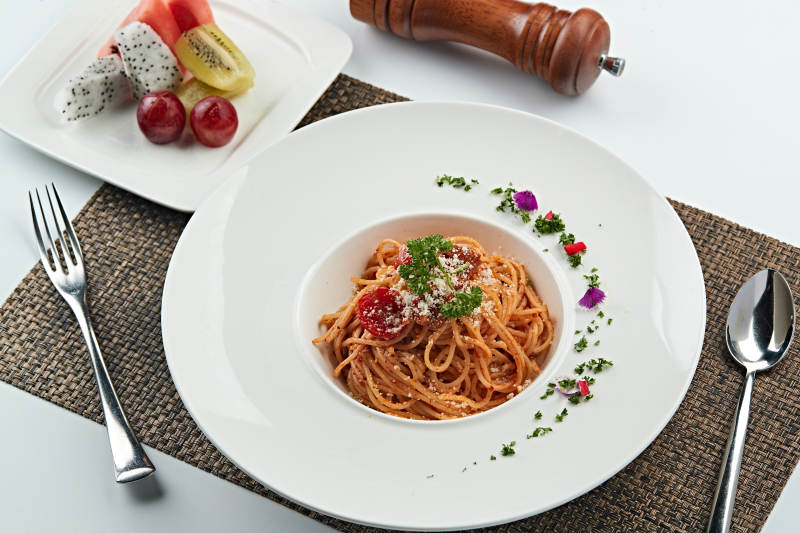 意大利茄汁肉酱面意面