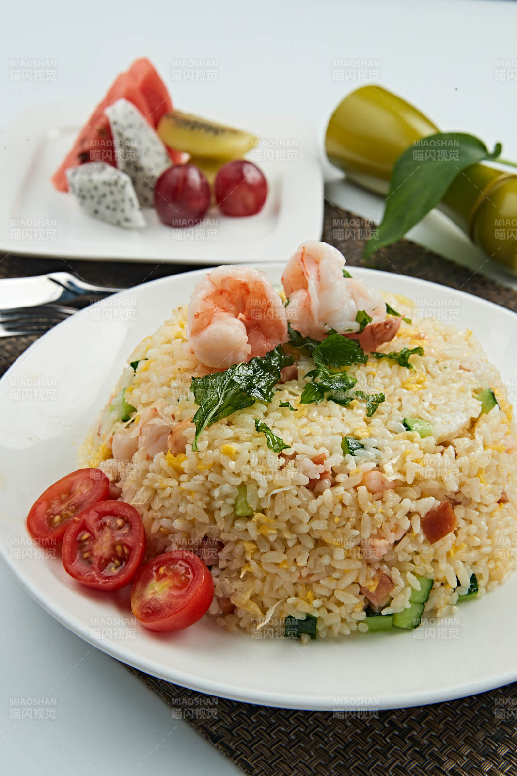 火腿蝦仁蛋炒飯