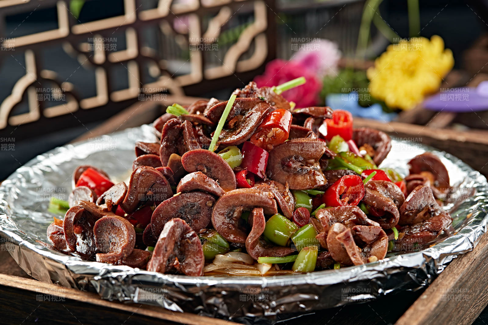 锡纸铁板香辣腰片