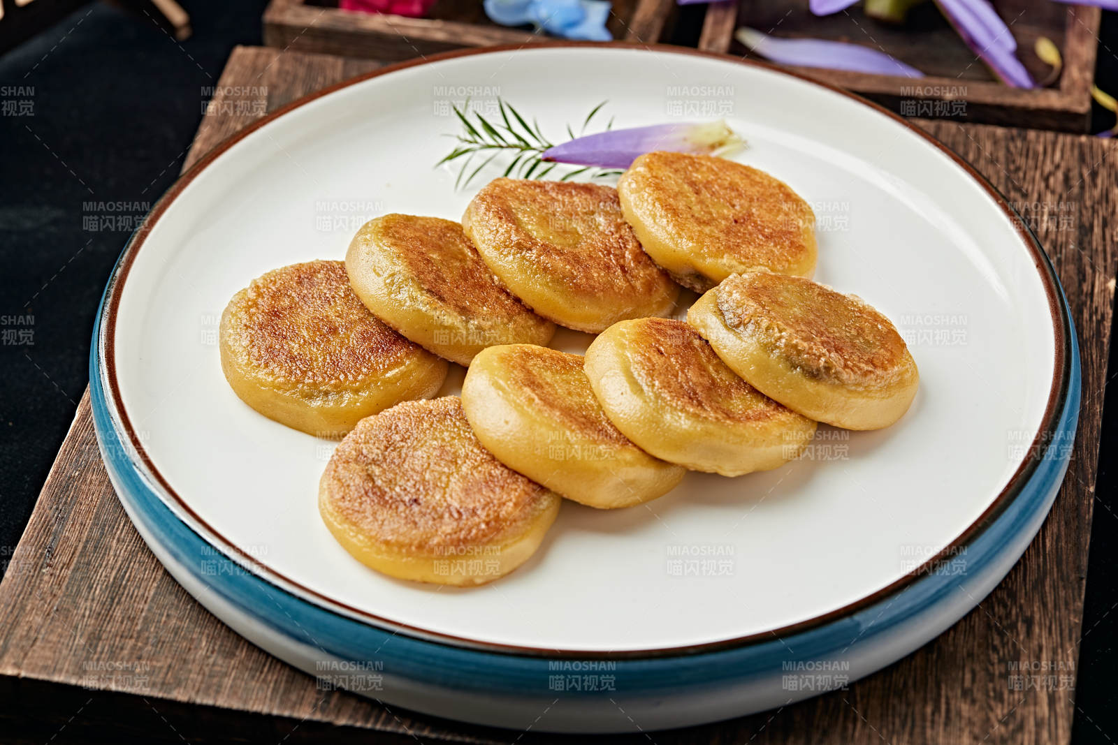 油炸紅糖豆餡黃面糕