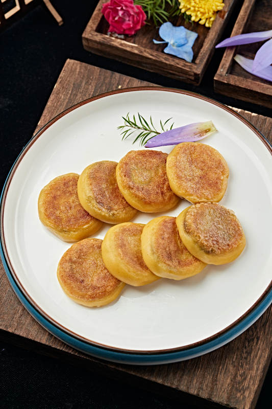 油炸红糖豆馅黄面糕