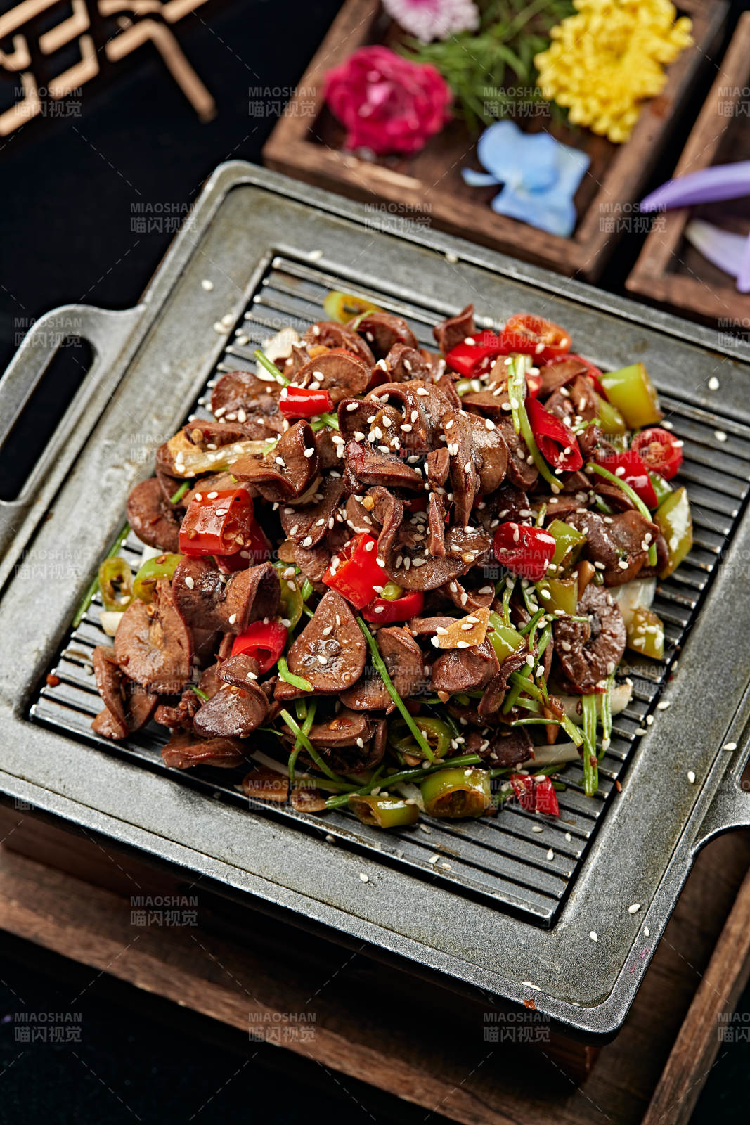 炙子烤香辣小腰片