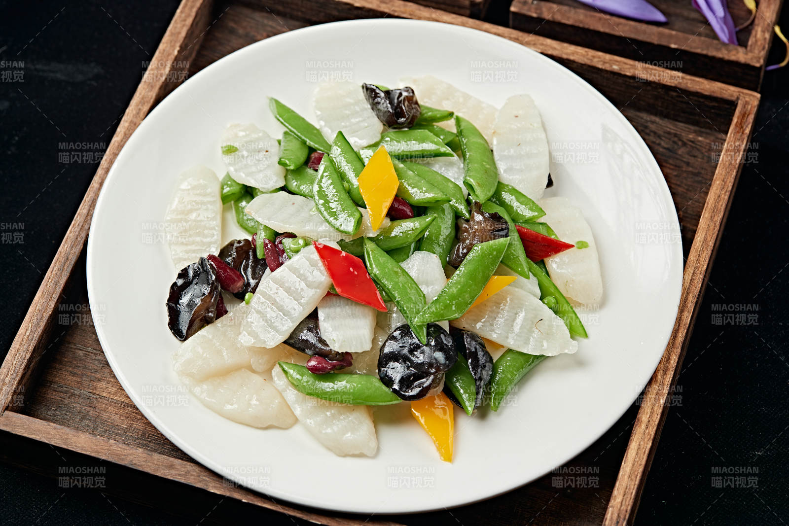 粤菜小炒荷塘月色