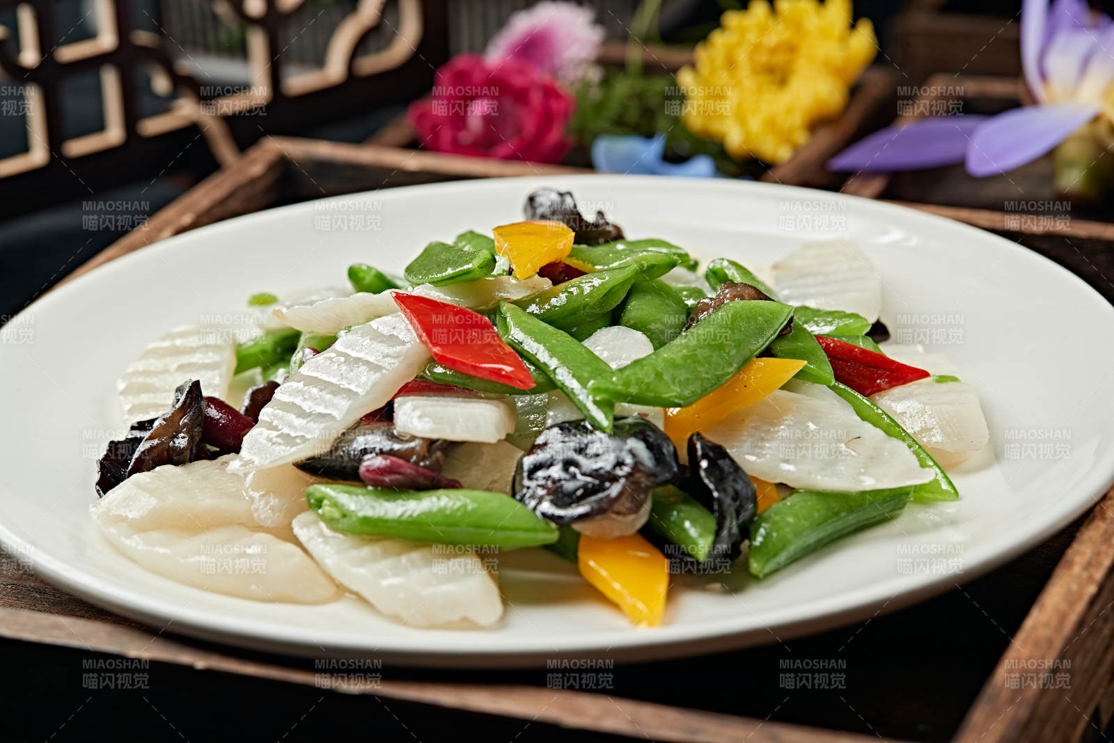 粤菜小炒荷塘月色