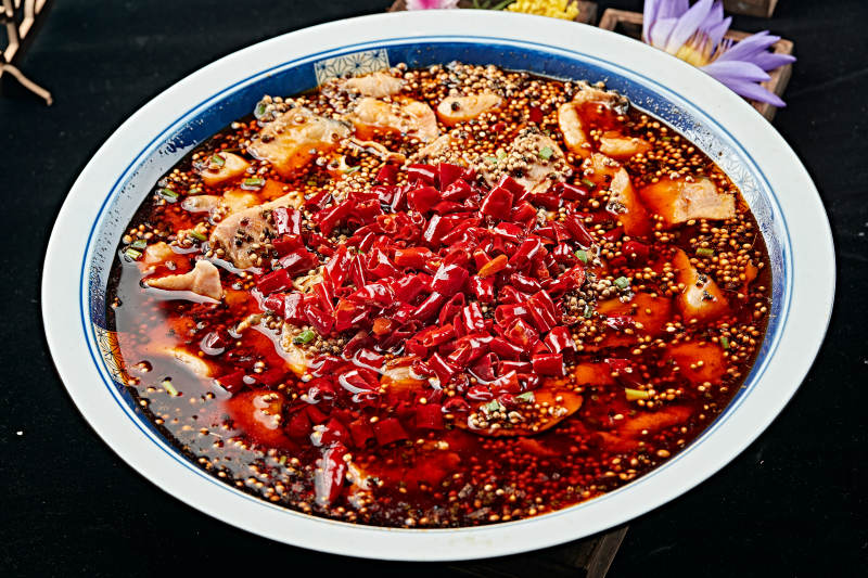 藤椒香辣水煮草鱼片