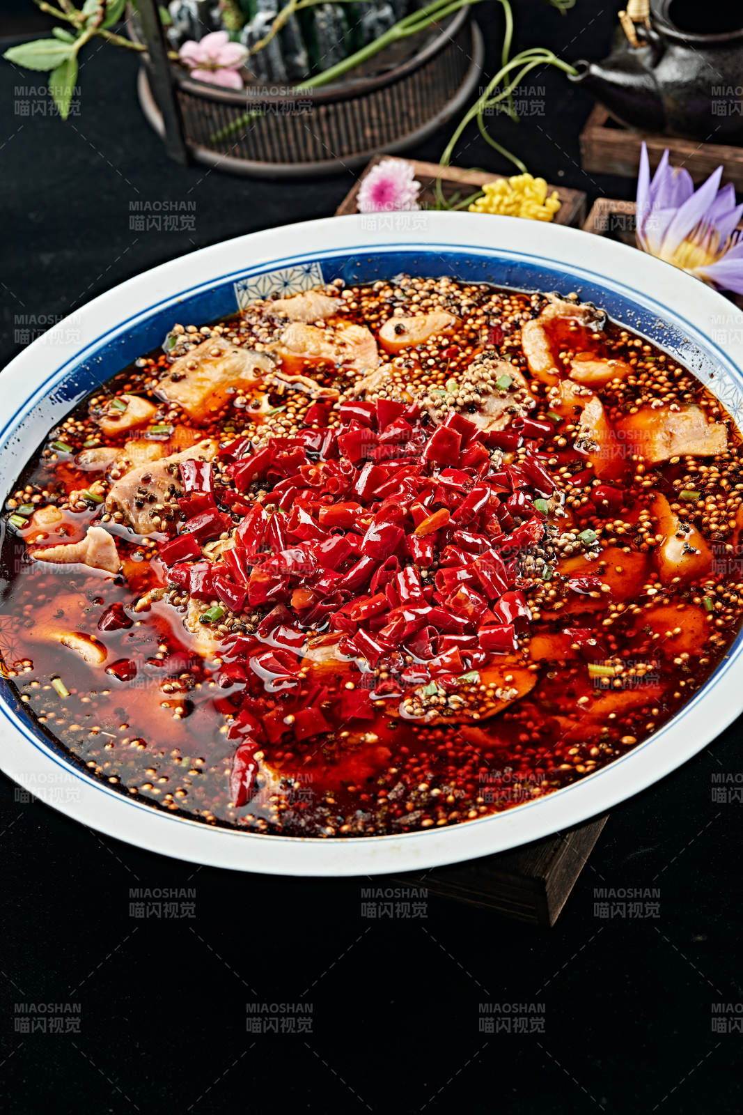 藤椒香辣水煮草鱼片