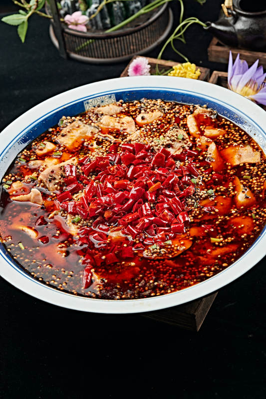 藤椒香辣水煮草鱼片