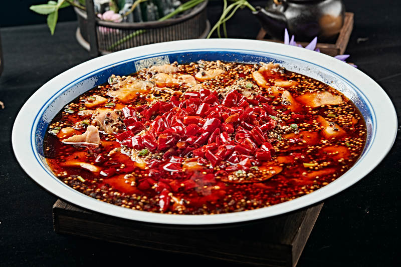 藤椒香辣水煮草魚片