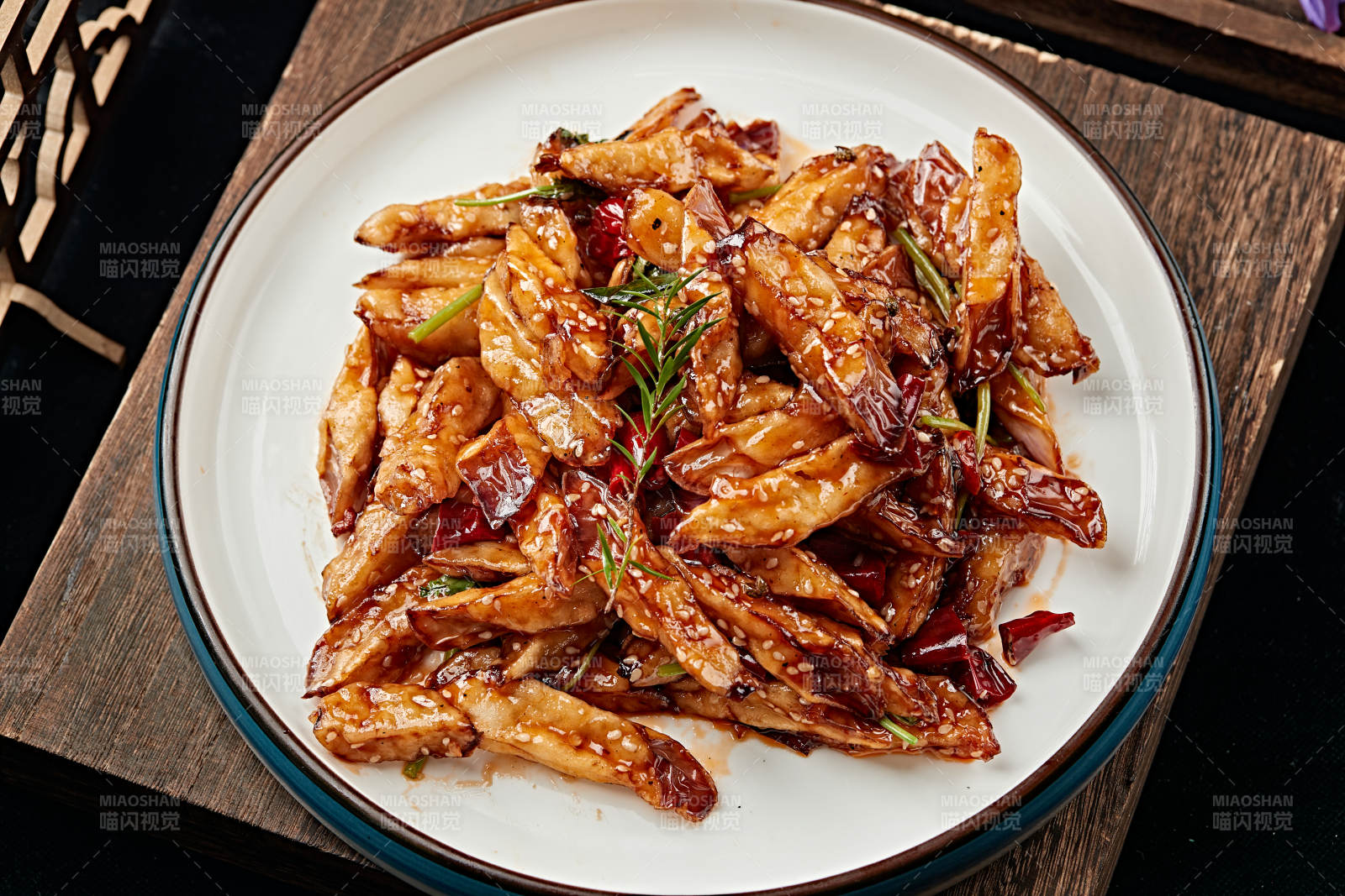 糖醋油炸怪味茄條