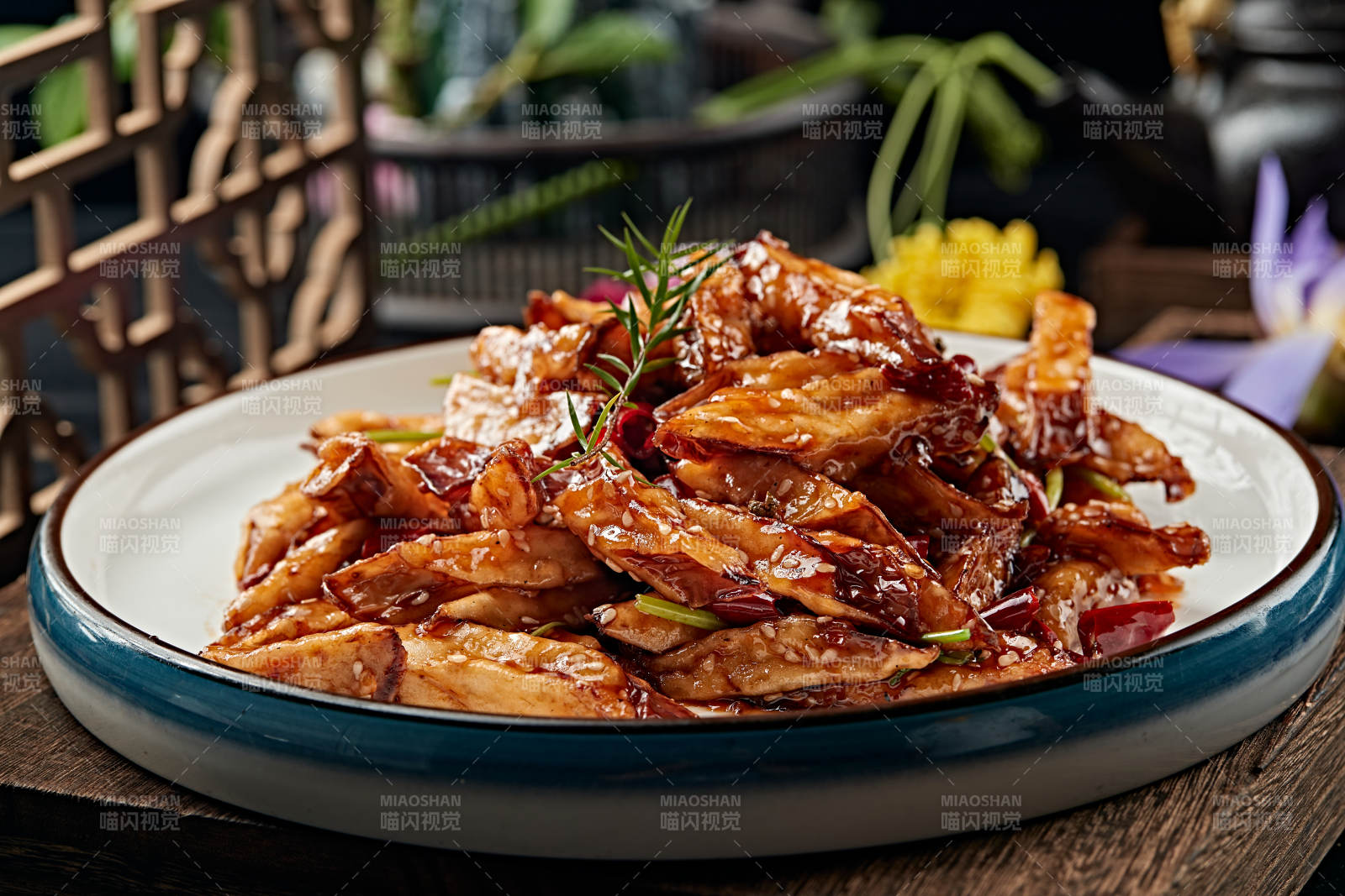 糖醋油炸怪味茄條