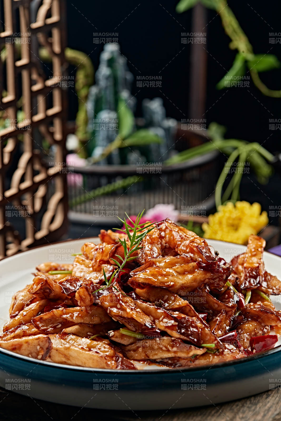 糖醋油炸怪味茄條