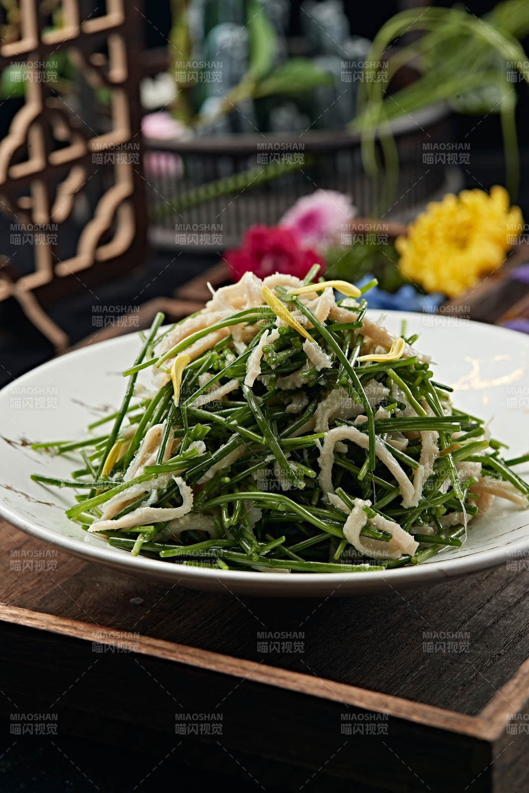 涼拌沙蔥羊肚絲