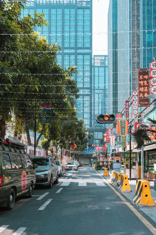 都市街景 高楼林立