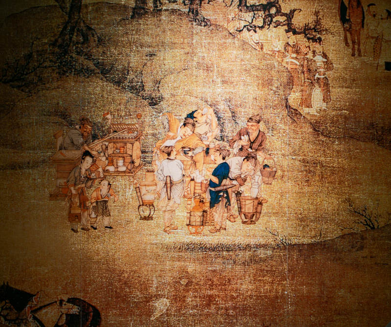 霸州华夏民间收藏馆—古市集图