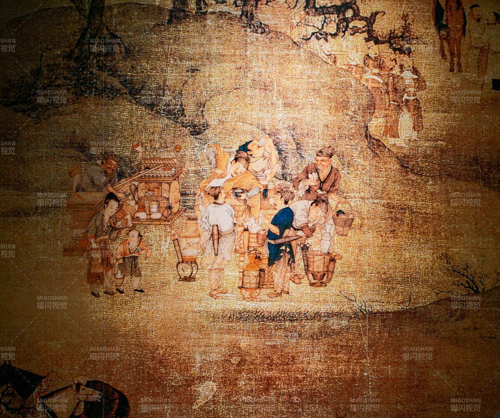 霸州华夏民间收藏馆—古市集图