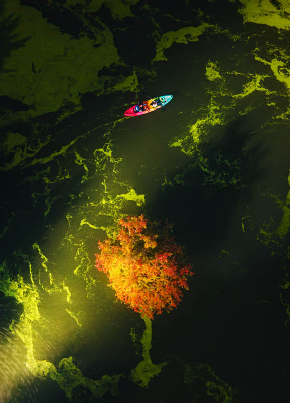 临安青山湖秋水行舟