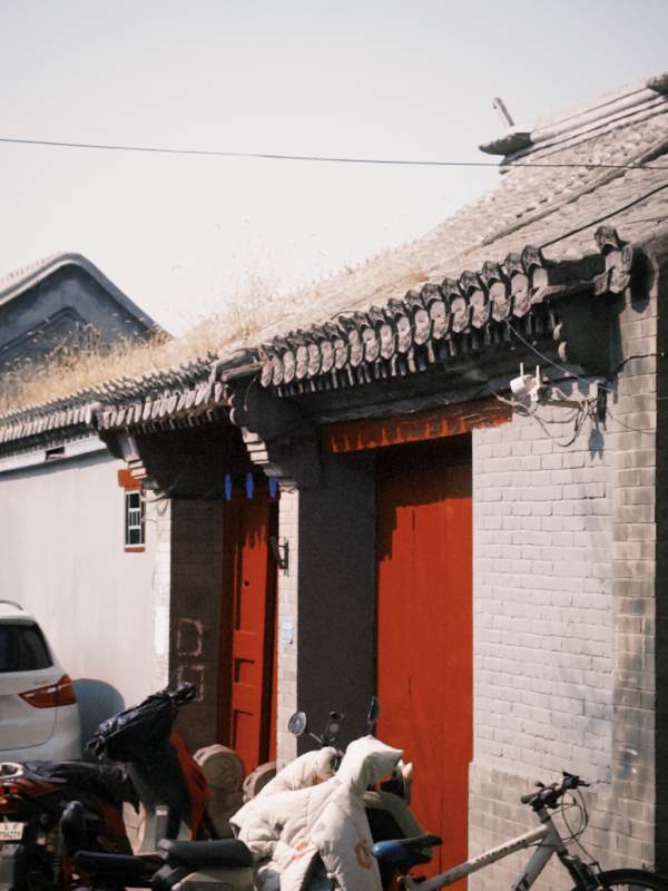 北京胡同老屋与红门