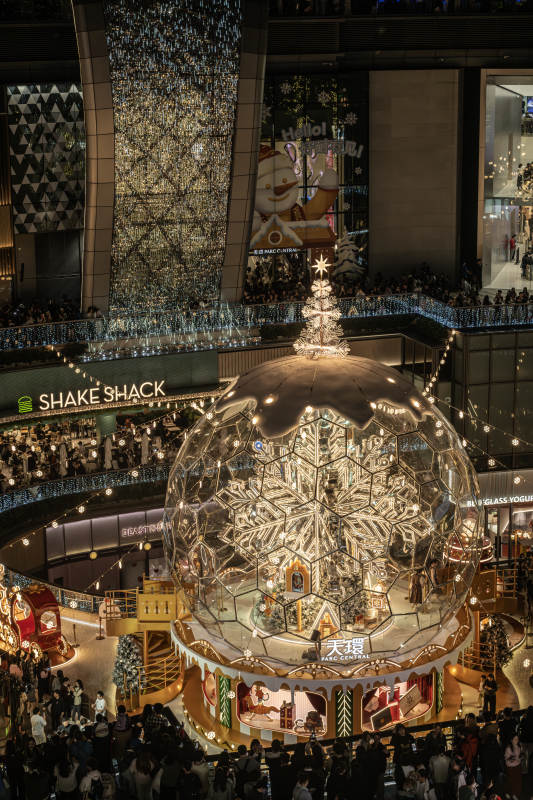 璀璨圣诞球灯饰