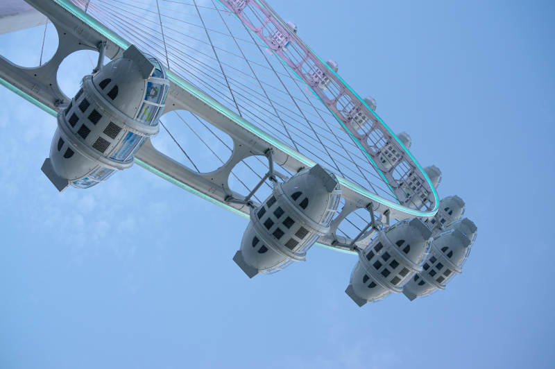 摩天轮仰拍
