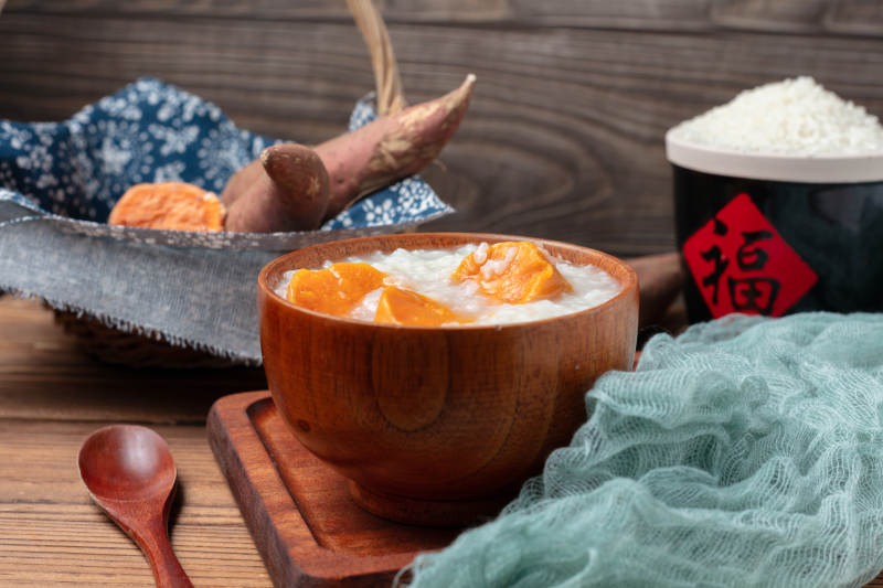 大雪红薯粥