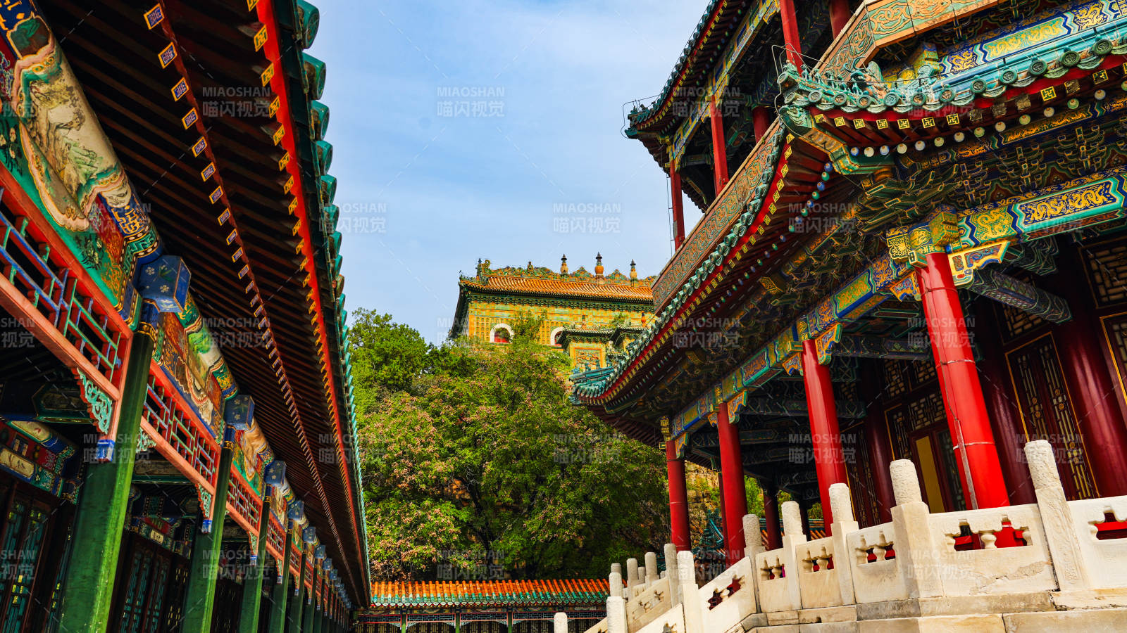 頤和園佛香閣古建筑風(fēng)光