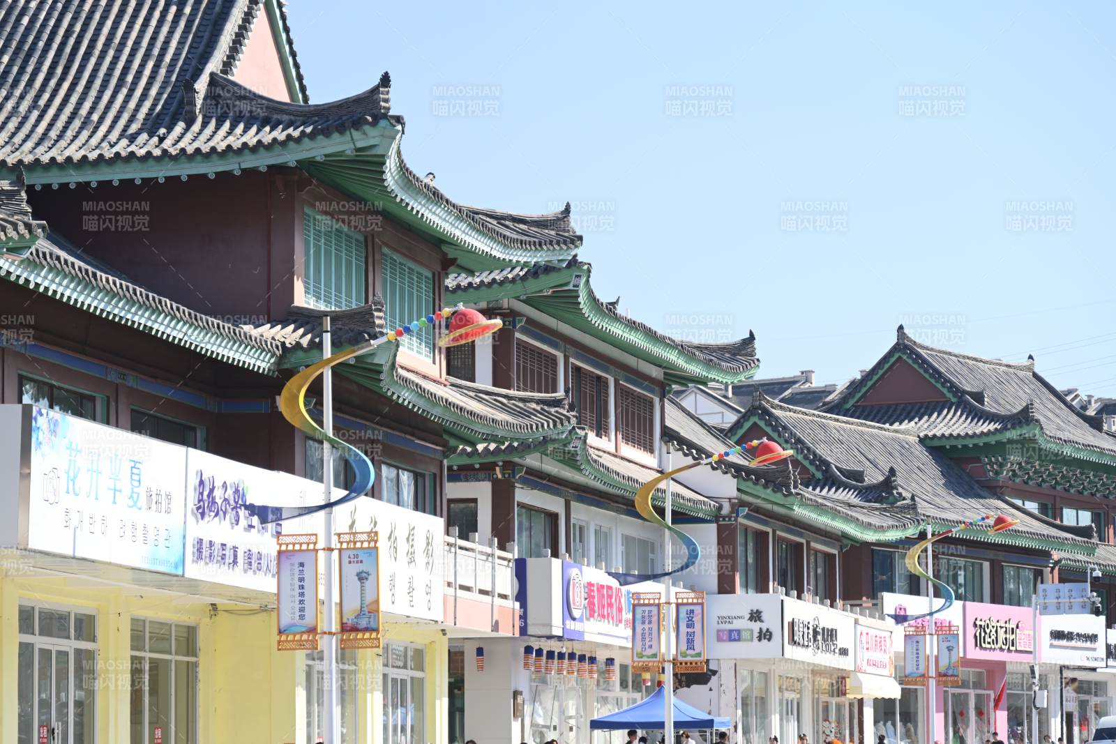 延边民俗园传统建筑街景