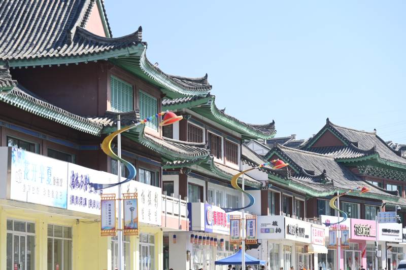 延边民俗园传统建筑街景