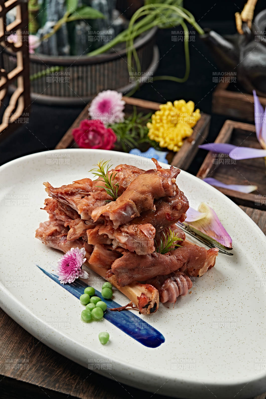 手掰腊味卤羊蹄块