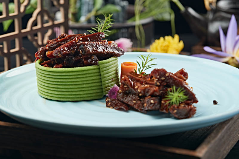 凉拌麻辣风干牛肉