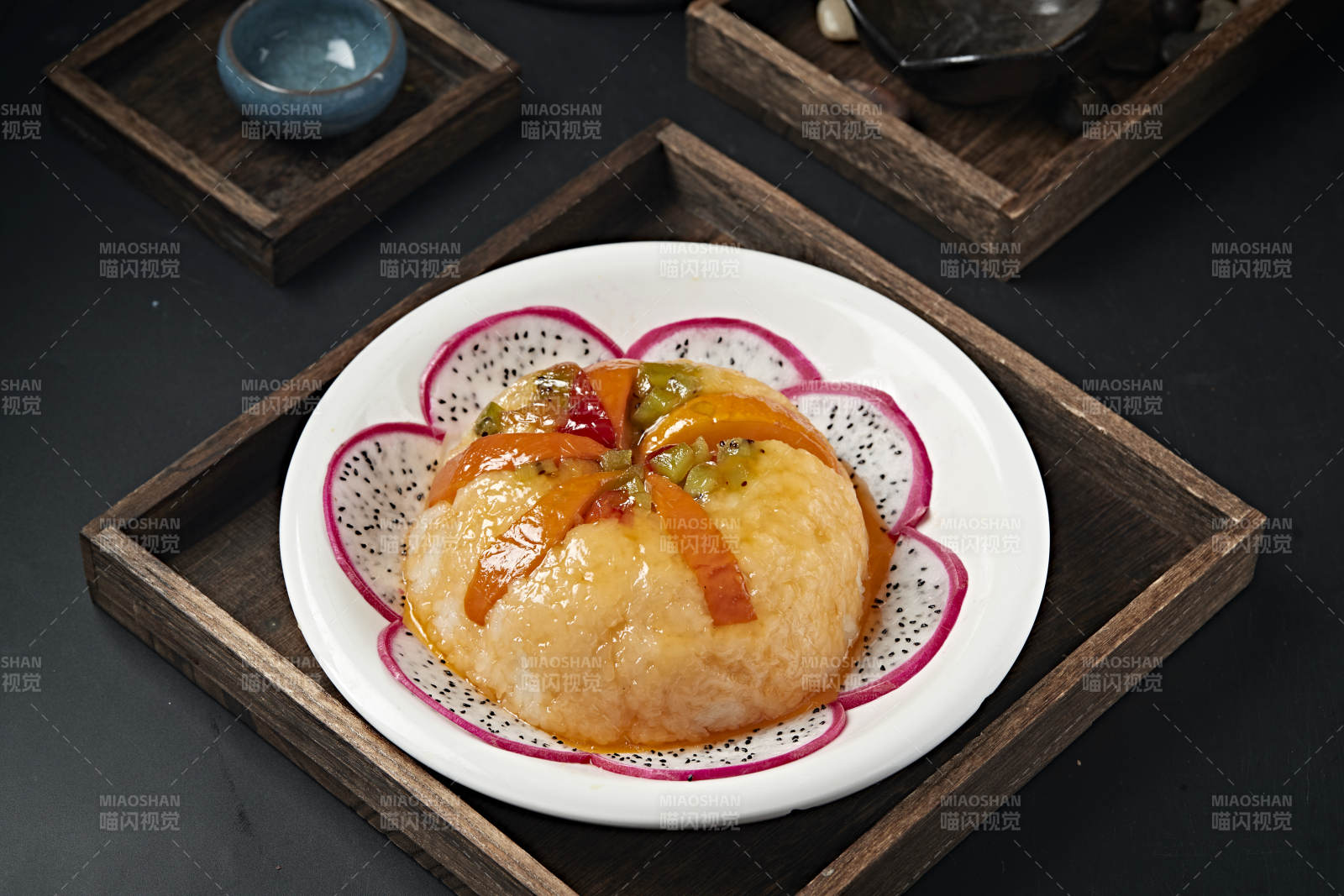 香蒸南瓜水果八寶糯米飯