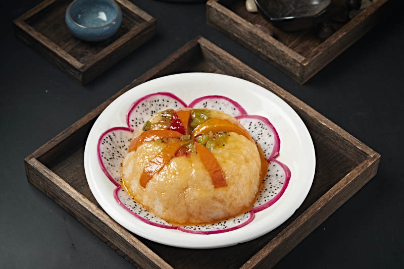 香蒸南瓜水果八宝糯米饭