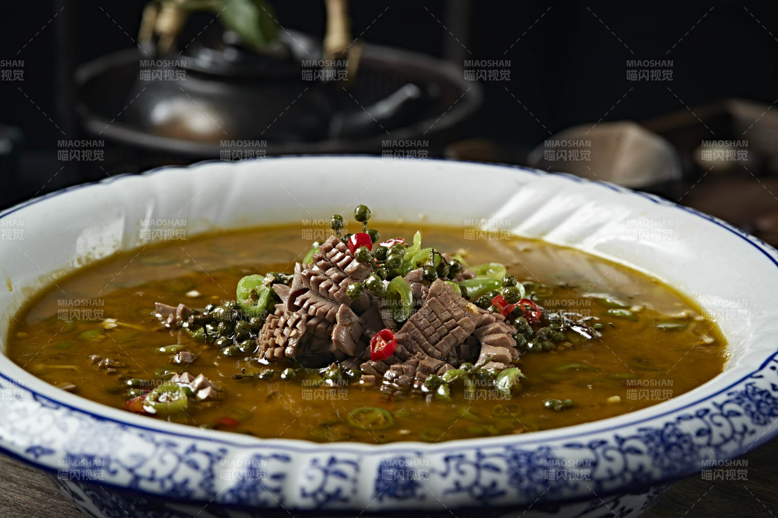 藤椒椒麻酸汤腰花