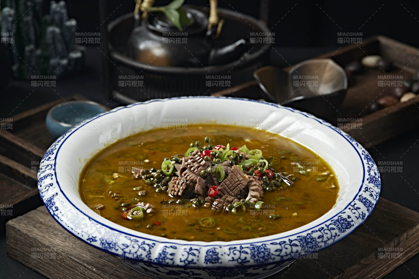 藤椒椒麻酸汤腰花