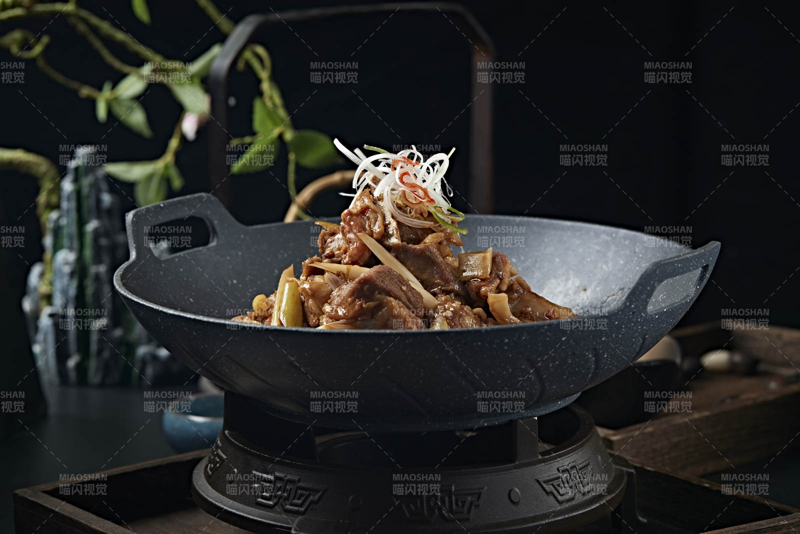 锅仔葱烧羊小排