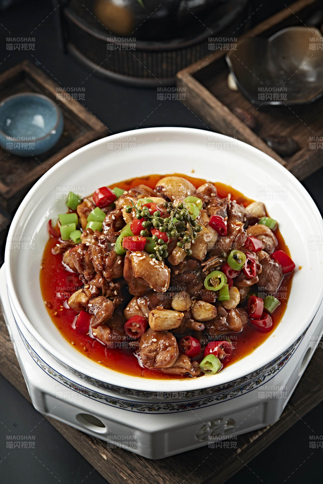 蒜子香辣藤椒鸡块