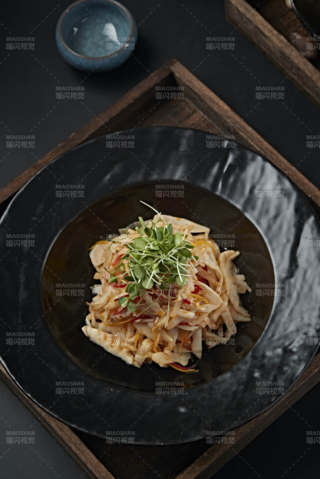 涼拌彩椒豆苗春筍絲