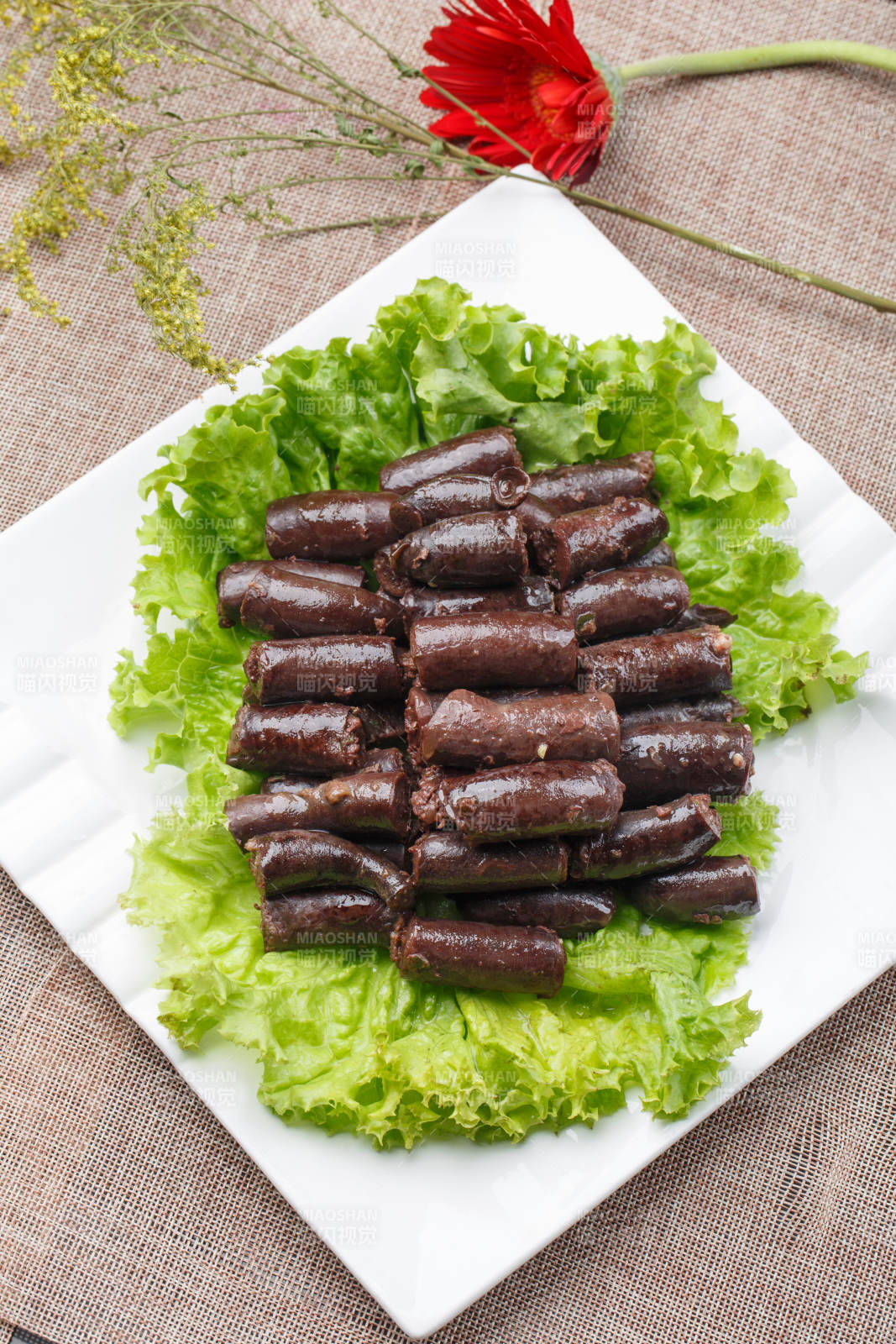 香辣彩椒蒜香金錢肚