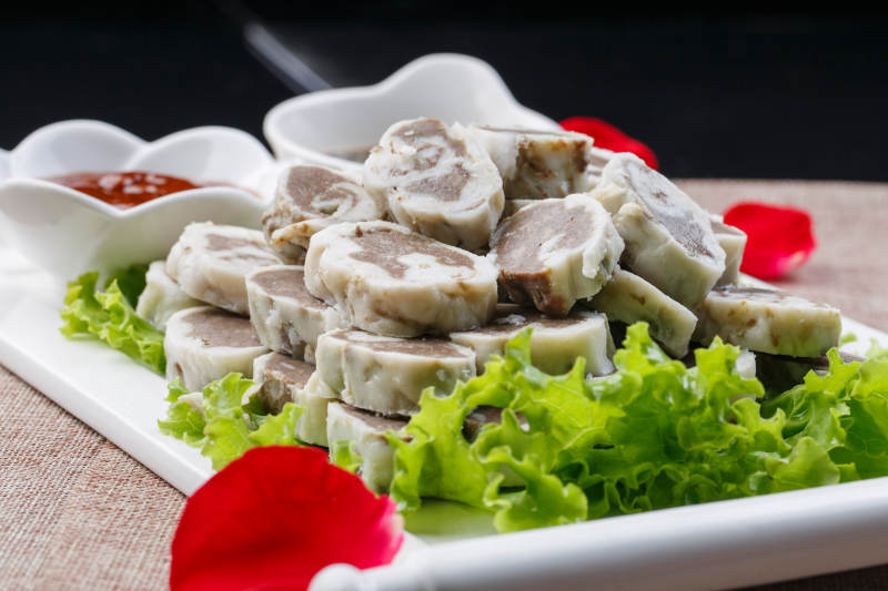 水煮传统蒙餐羊肉肠