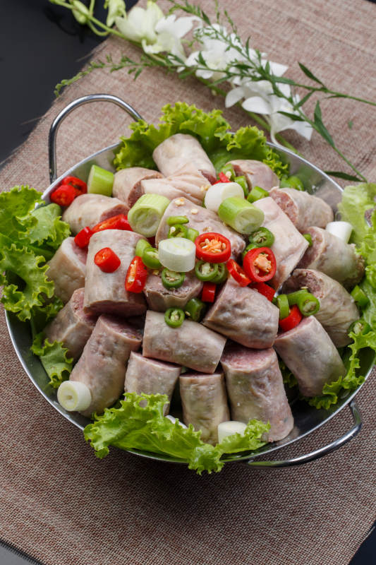 水煮传统蒙餐羊肉肠