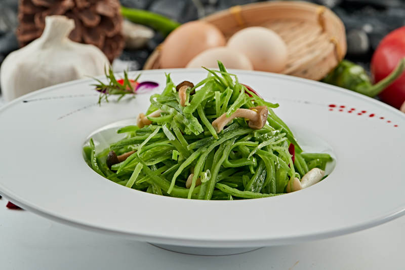 海鮮菇涼拌鮮豆角絲